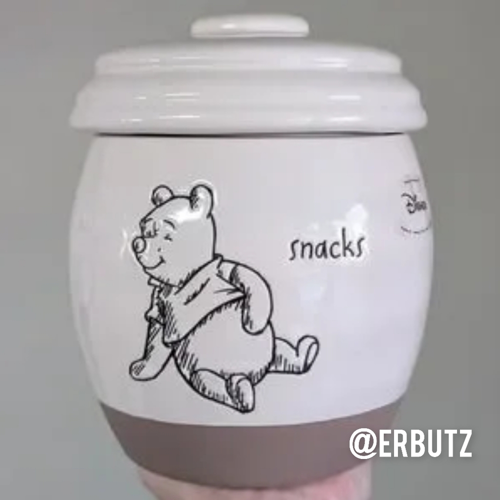 Rae Dunn x Disney Winnie The Pooh SNACKS Honey Pot Style Canister 🍯